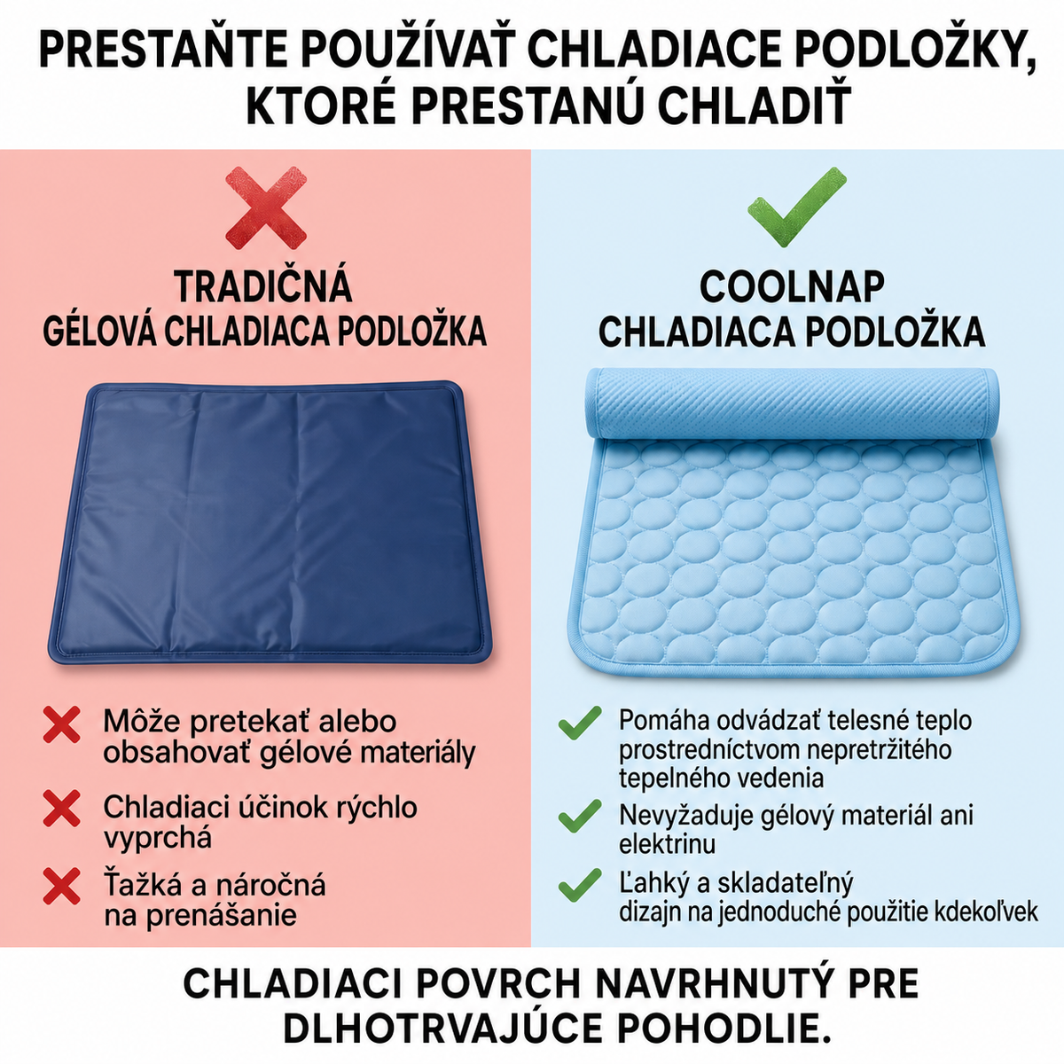 ChillDogs™ Chladiaca podložka pre psov